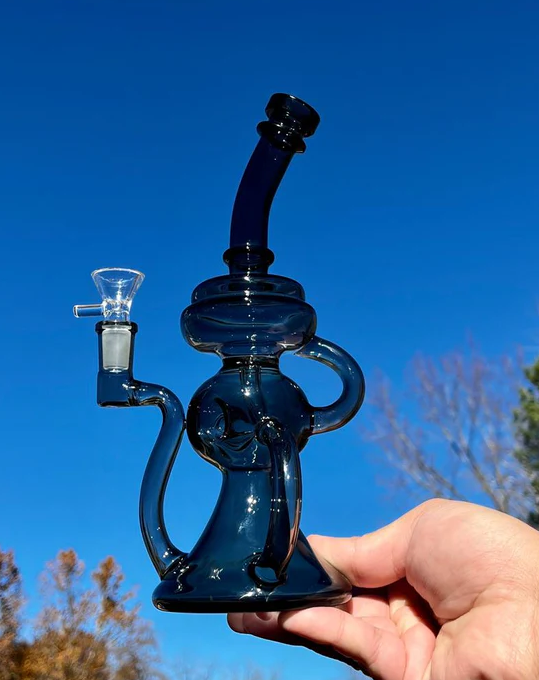 10 Black Glass Ball Recycler Beaker Bong - Top-Quality Dab Rig for Op Gravity Smoke & Vape Shop Tulsa 10 Black Glass Ball Recycler Beaker Bong - Top-Quality Dab Rig for Op Gravity Smoke & Vape Shop Tulsa