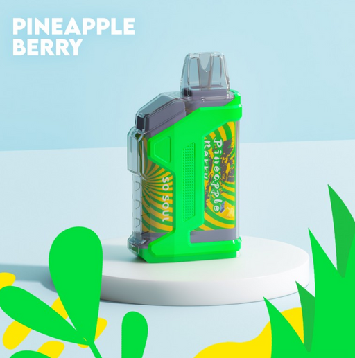 Indulge in Pineapple Berry Bliss: Nola Bar 10,000 Puffs Rechargeable Disposable Vape
