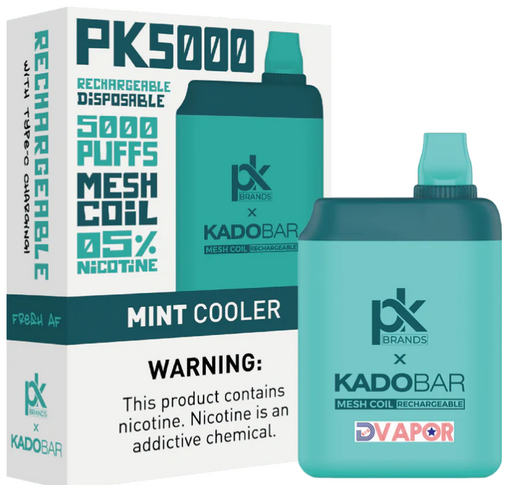 Pod King x Kado Bar 5000 Puffs Disposable Vape: $17.99 Mint Cooler