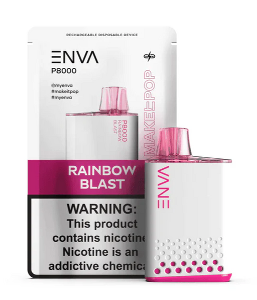 ENVA P8000 Disposable Vape - 8000 Puffs | Only $11.99 for Rainbow Blast