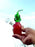 6" Strawberry Dreams Dab Rig Recycler Glass Bong Beaker