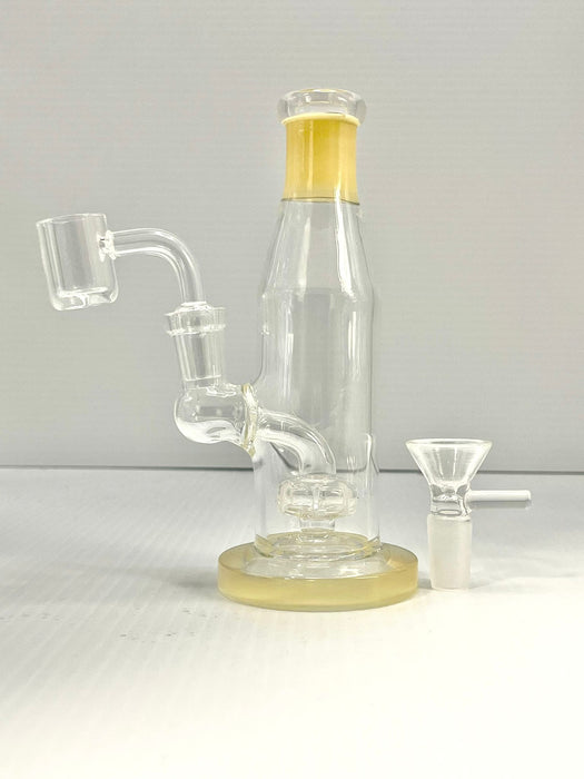 6-Bottle Dab Rig/Bong with Free Shipping - Versatile Smoking Experience, 14mm Bowl, and Banger Included