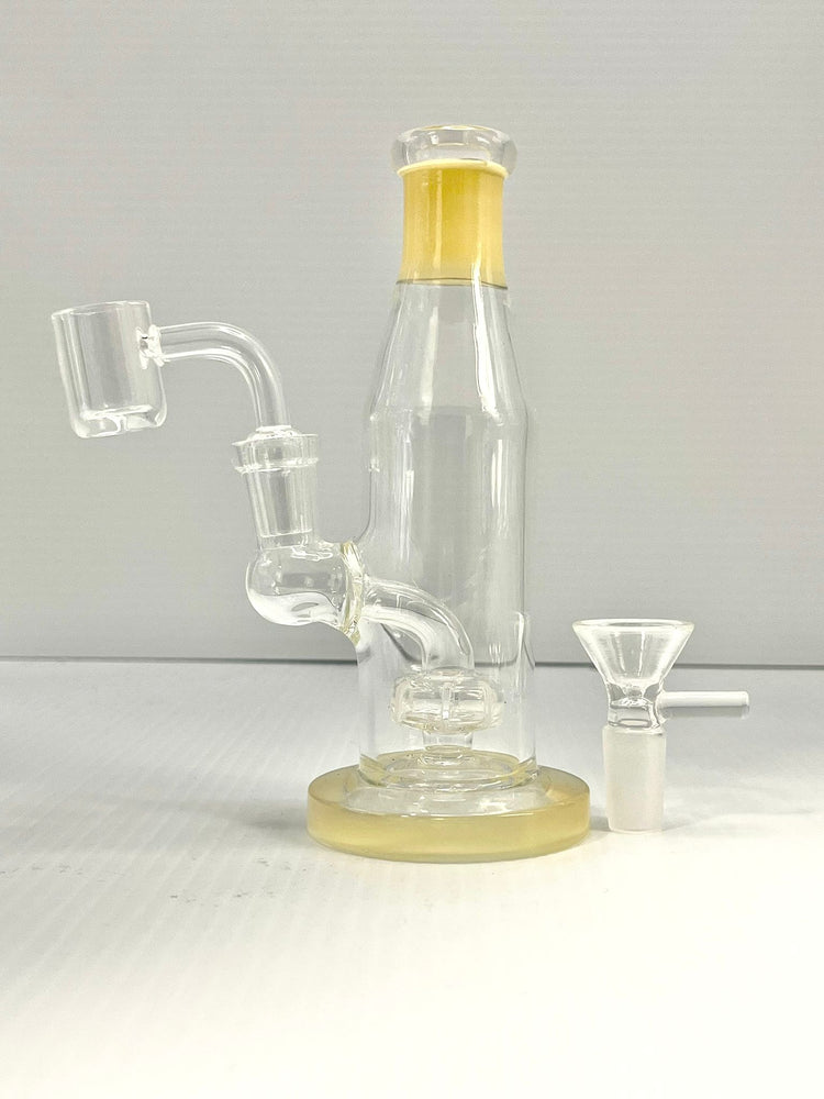 6-Bottle Dab Rig/Bong with Free Shipping - Versatile Smoking Experience, 14mm Bowl, and Banger Included