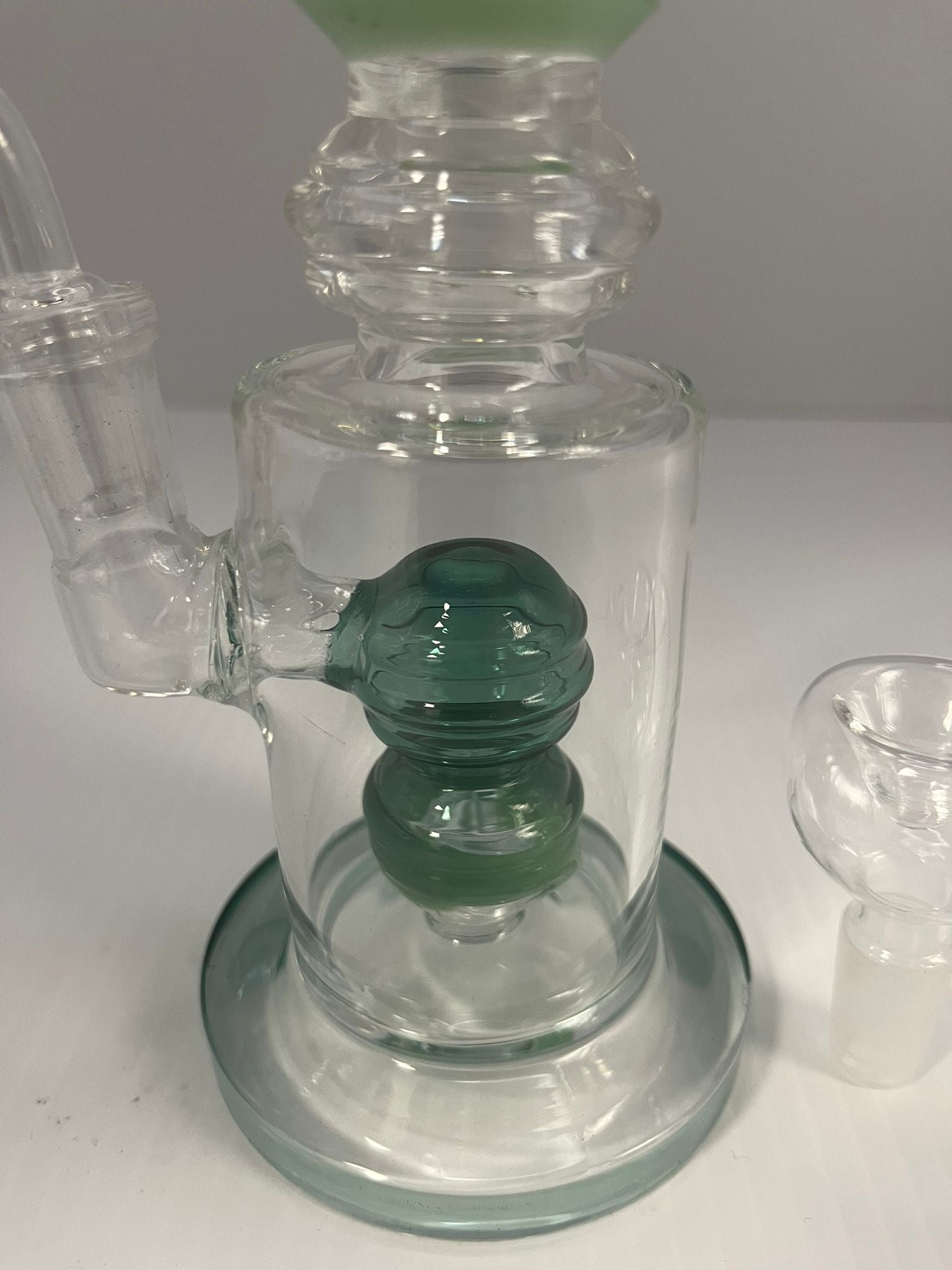 7"Thick Hubbard Glass Dab Rig/Bong Free Shipping, 14mm Bowl & Banger 