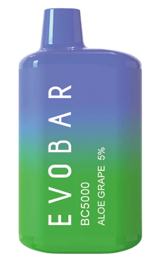 Premium Aloe Grape Evo Bar Disposable Vape: 5000 Puffs $16.99 with Fast Shipping