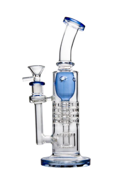 12" Prec Head, Portable Glass Bong