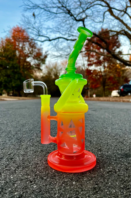 10" Rasta Recycler Rig