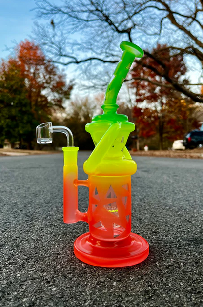 10" Rasta Recycler Rig