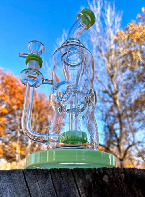 Klein Incycler Faberge Egg: 10" Beaker Dab Rig by Swiss Perc