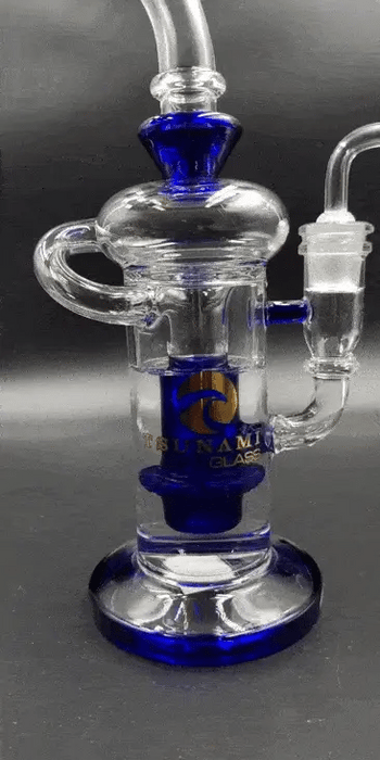 Tsunami Glass - Concentrate Dab Rig Showerhead Klein Recycler (9) – HRS