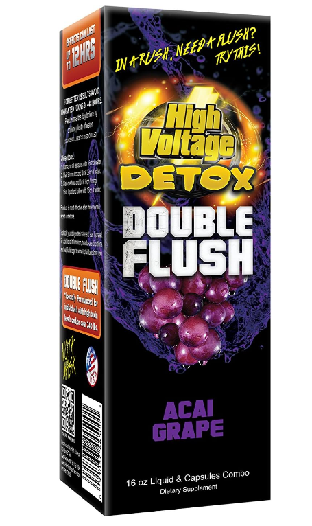 High Voltage Detox Double Flush Combo - Liquid & Capsule 16oz 1 Count