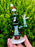 Christmas Festive Tree Glass Bubbler Rig 8"