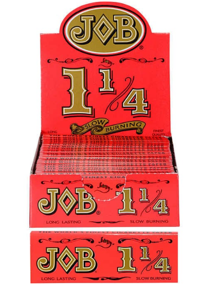 Premium 1 1/4 Slow-Burning Cigarette Rolling Papers: Elevate Your Smoking Experience with a Single Count Pack