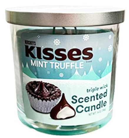 Hershey's Kisses Mint Truffle Scented Candle - Single Count