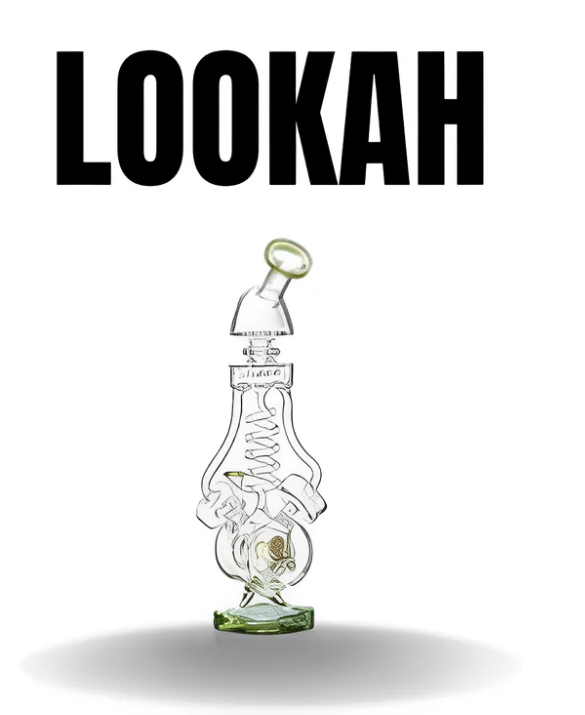 15 lookah Recycler UFO Multi perc bong With Exclusive Luxury Gift Box