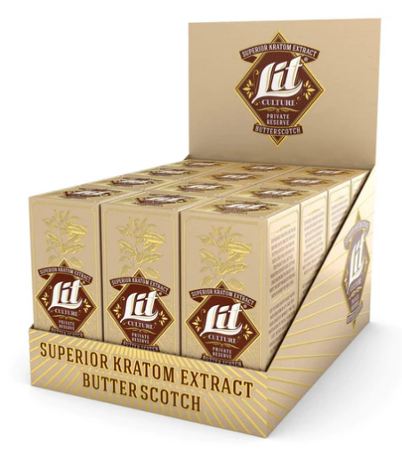 Lit Culture Butterscotch Kratom Extract Shot -Single Count
