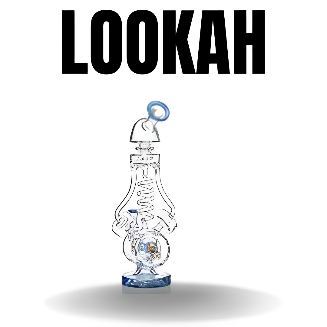 Lookah® - 15" Recycler UFO Robot Multi Perc Water Pipe Bong WPC768