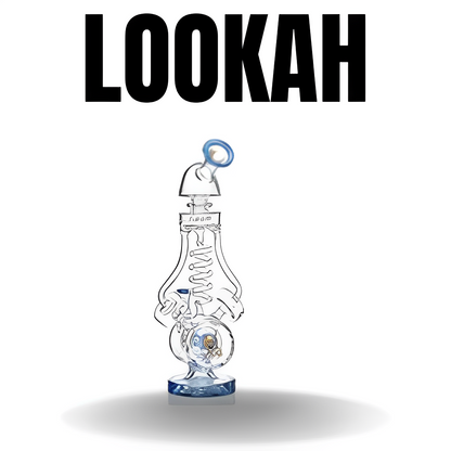 Lookah® - 15" Recycler UFO Robot Multi Perc Water Pipe Bong WPC768