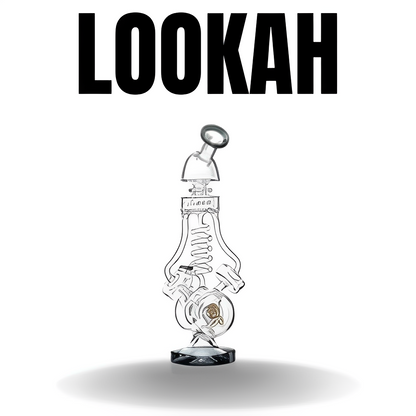 Lookah® - 15" Recycler UFO Robot Multi Perc Water Pipe Bong WPC768