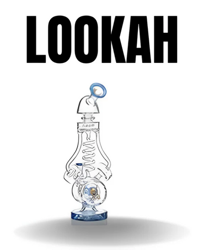 15 lookah Recycler UFO Multi perc bong With Exclusive Luxury Gift Box