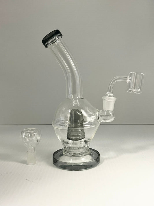 8" Matrix OMM Glass Dab Rig/Bong Free Shipping, 14mm Bowl & Banger Included!