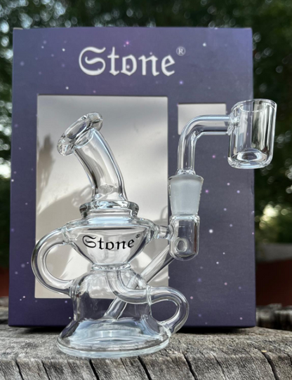 Mini Stone Multi-Recycler Dab Rig for Smooth Hits