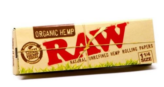 Organic RAW Hemp Papers 1 1/4 Size: Single Count