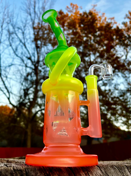 10-Inch Rasta Recycler Bong: A Vibrant Twist on Elevated Smoking