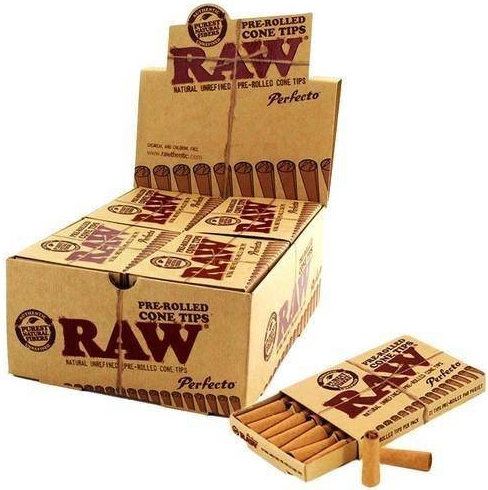 RAW Perfecto Cone Tips: Pre-Rolled Convenience in 1 Count