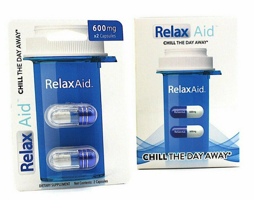 Relax Aid Chill The Day Away 600mg Capsule 1 Count