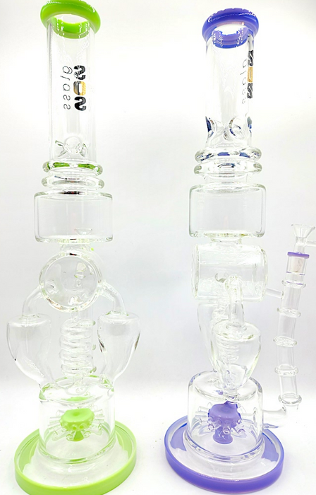 Shop Our 18 Inch SOS Glass Water Pipe: Premium Smoking Instrument Collection