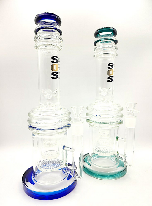 Reach New Heights: 16-Inch Tall Glass Water Pipe Bong