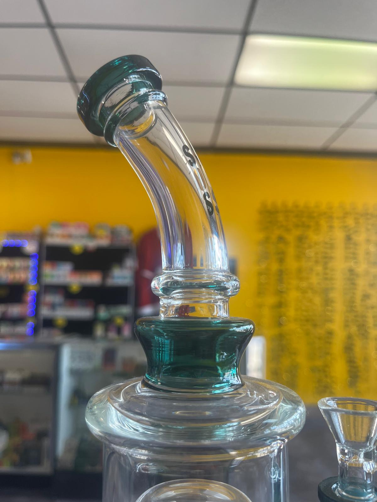 18" SOS Glass Waterpipe 