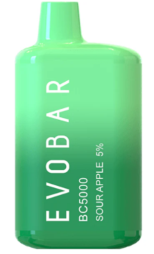 Sour Apple Sensation: Evo Bar Disposable Vape | 5000 Puffs | $16.99