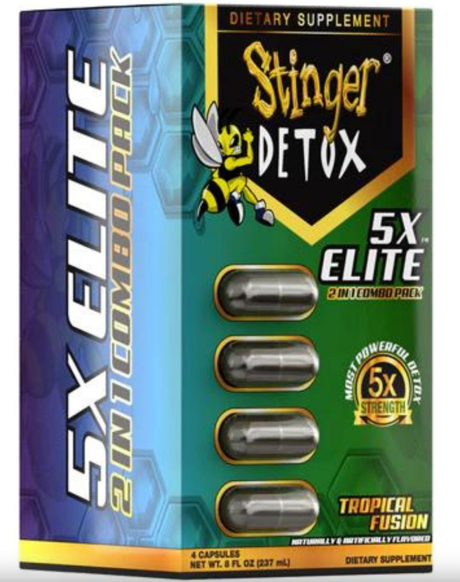 Tropical Fusion Power Stinger Detox 5x Elite Capsule(1 Count)