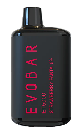 Evo Bar Disposable Vape | 5000 Puffs | $16.99 Fast Shipping - Strawberry Fanta Black Edition