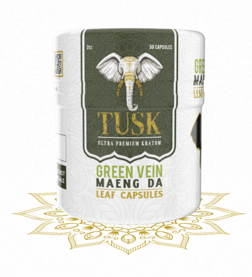 Pure Green Vein Capsule Tusk Kratom (1 Count)