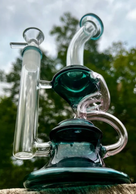 9" Recycler Dab Rig & Self-Care Essentials 