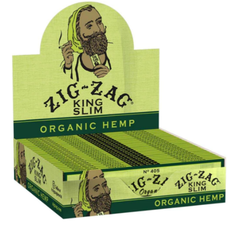 Organic Hemp Zig-Zag King Size Rolling Papers 1 Count