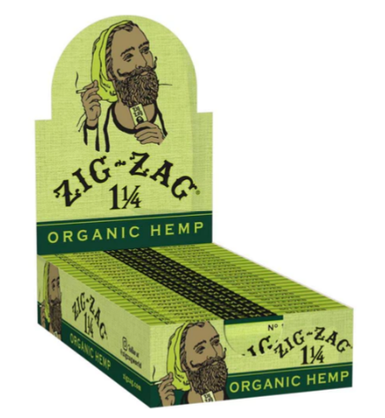 Organic Hemp Zig-Zag 1 1/4 Rolling Papers 1 Count