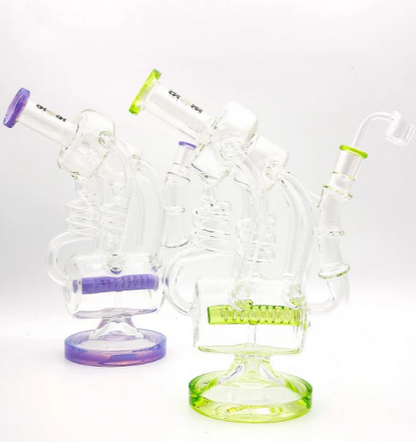 12 Inch Recycler w/Banger Water Pipe With Exclusive Neno