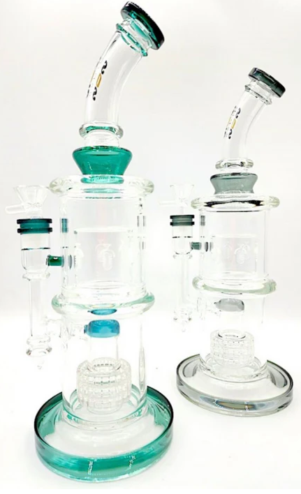 12 Inch Glass Bong Percolator With Exclusive Surprise 