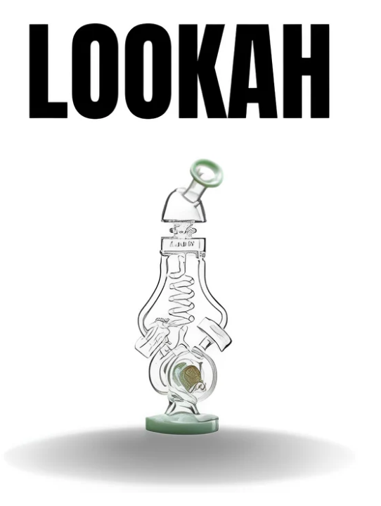 15 lookah Recycler UFO Multi perc bong With Exclusive Luxury Gift Box