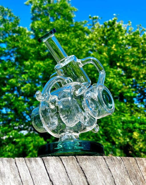 Simple Scientific Mini Glass Oil Dab Rig with Banger