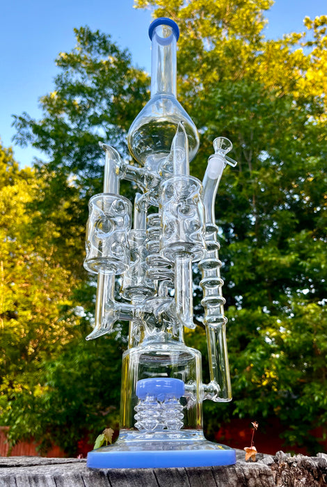 Percolator Bong: Unleash Smooth Hits with this Recycler Glass