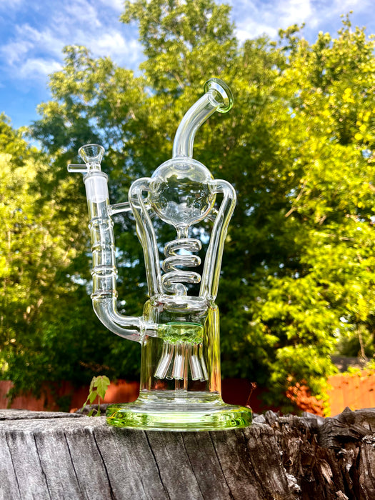 12" Galaxy Dab Rig Recycler Glass Bong Beaker - Glass Bong for Sale