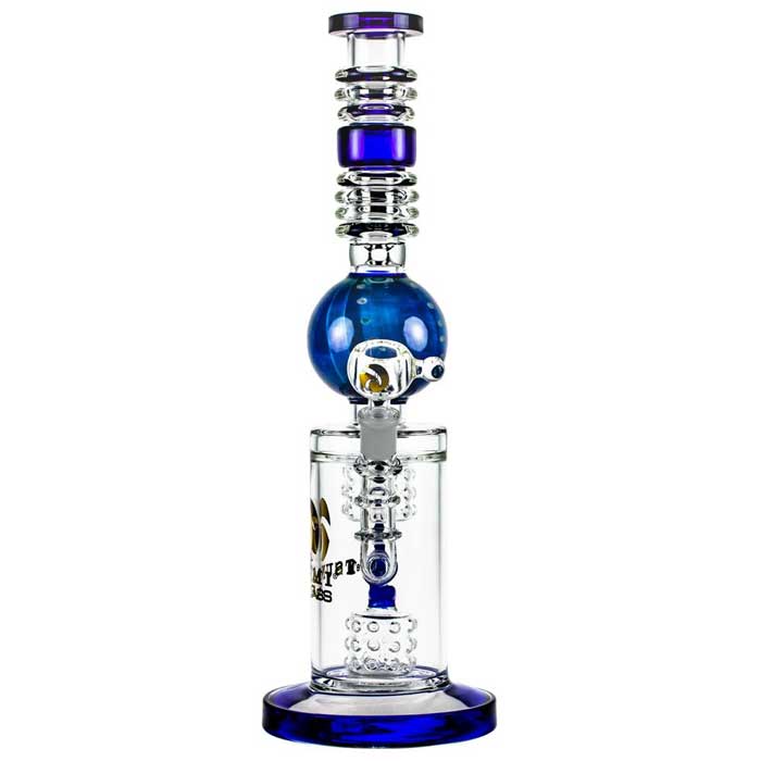 16" Tsunami Glass - Swiss Donut Glass Water Pipe Bong