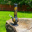 Unique Hookah Glass Bong Water Pipe Smoking Hookah Black & Gold 13.7"