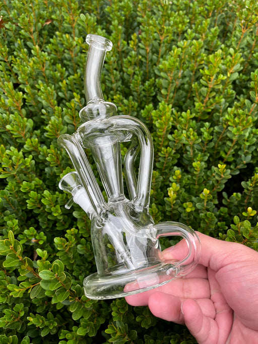 10" Dab Rig Recycler Glass Water Pipe