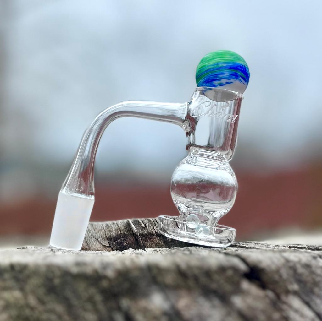 Bubble Barrel Fully Fused Round Belly Terp Slurper Quartz Banger